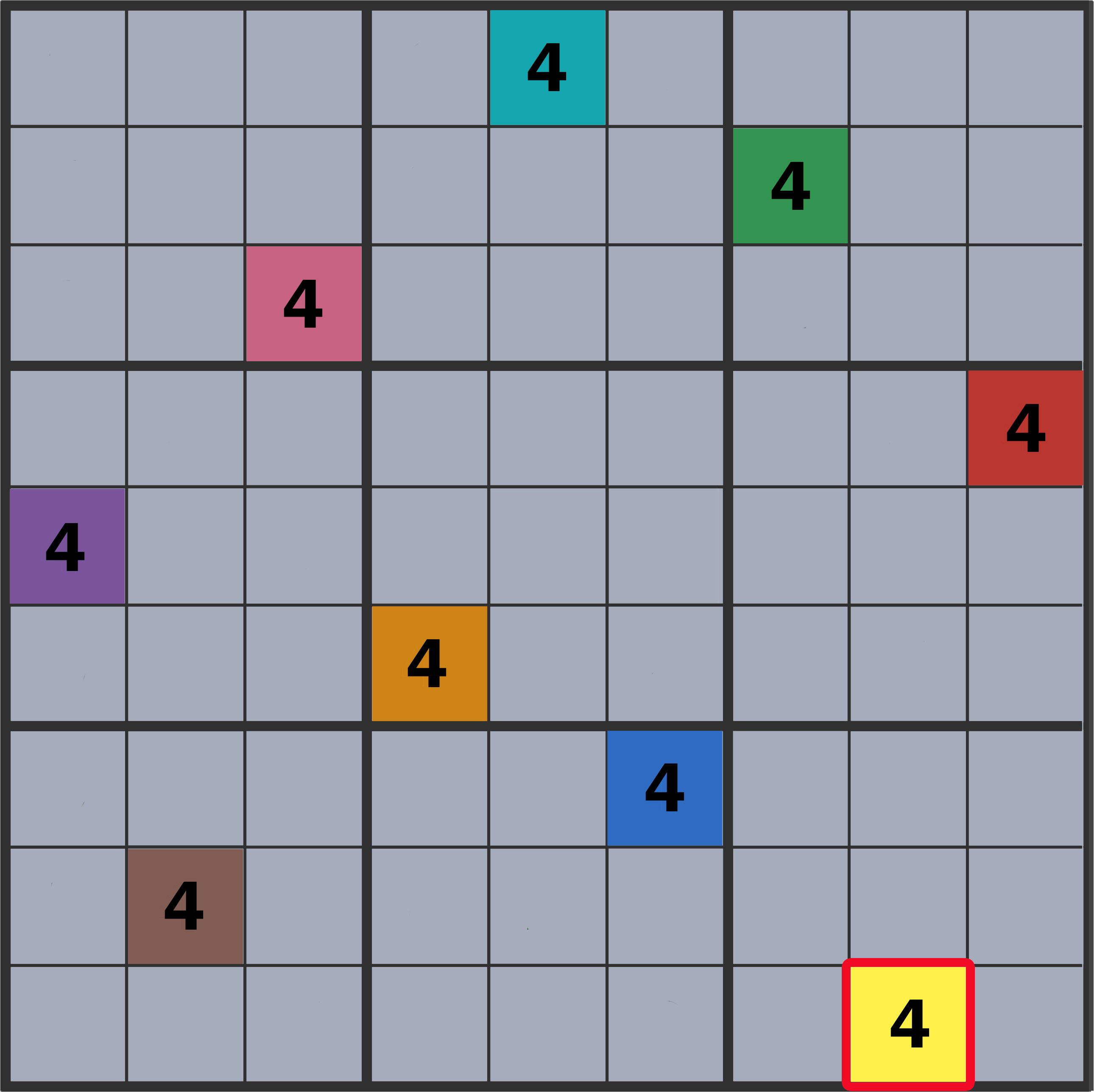 Step 2: Yellow is missing