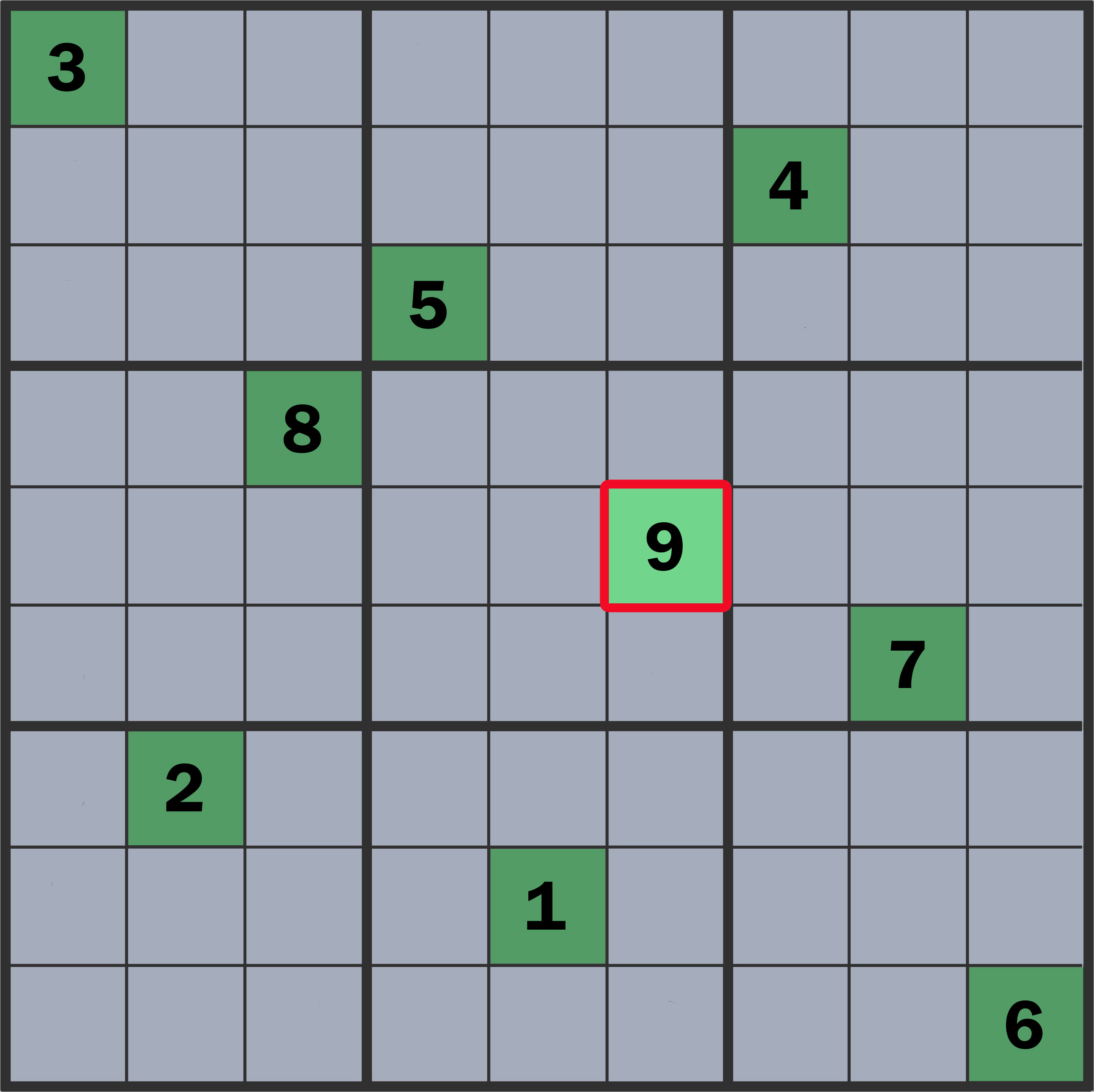 Step 2: 9 is missing